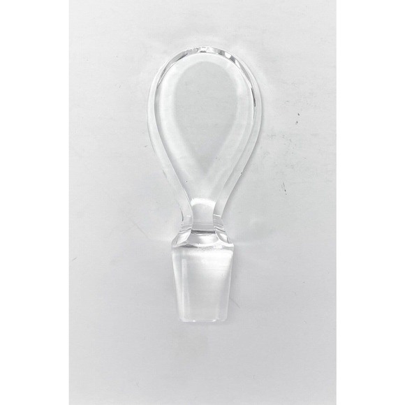 Antique Circa. 1910’s Crystal Etched Rose Wine/Cordial Decanter w/Stopper, 9.5” - Picture 9 of 10